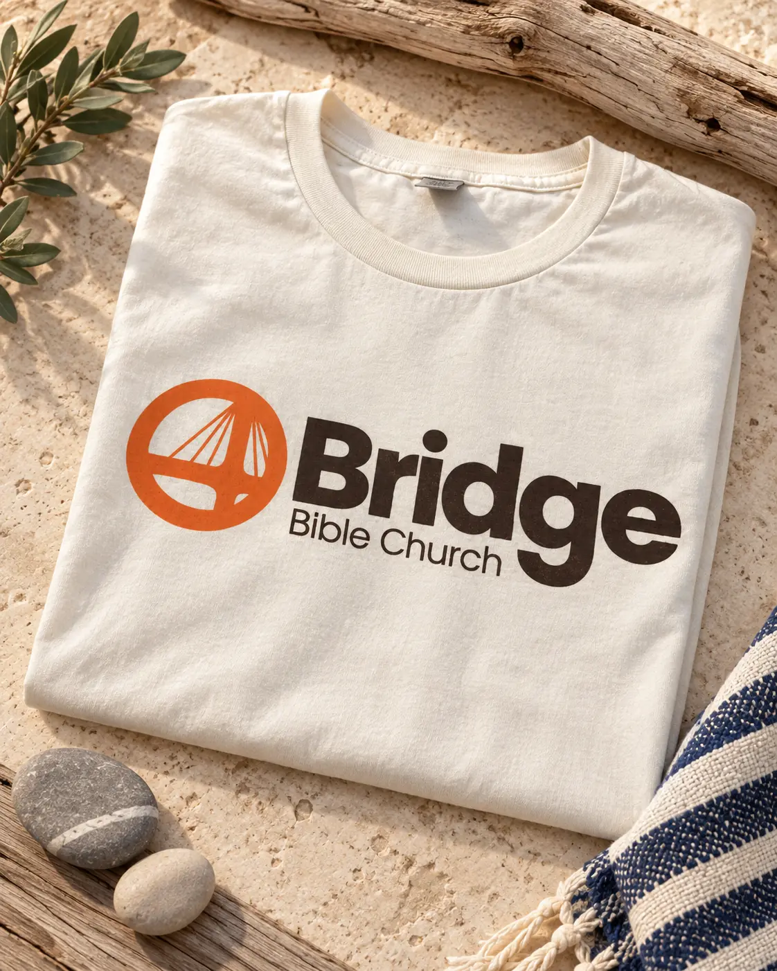 Bridge Bible Church screen-printed shirts